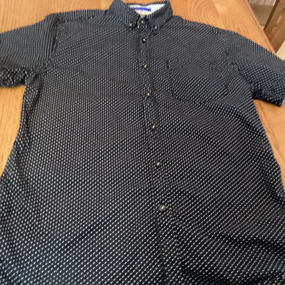 Boys shirt size L Denim & Flowers